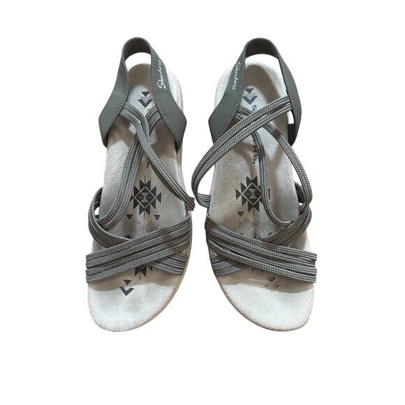 Skechers Reggae Slim - Sunnyside sandal size 7 memory foam - Picture 1 of 5